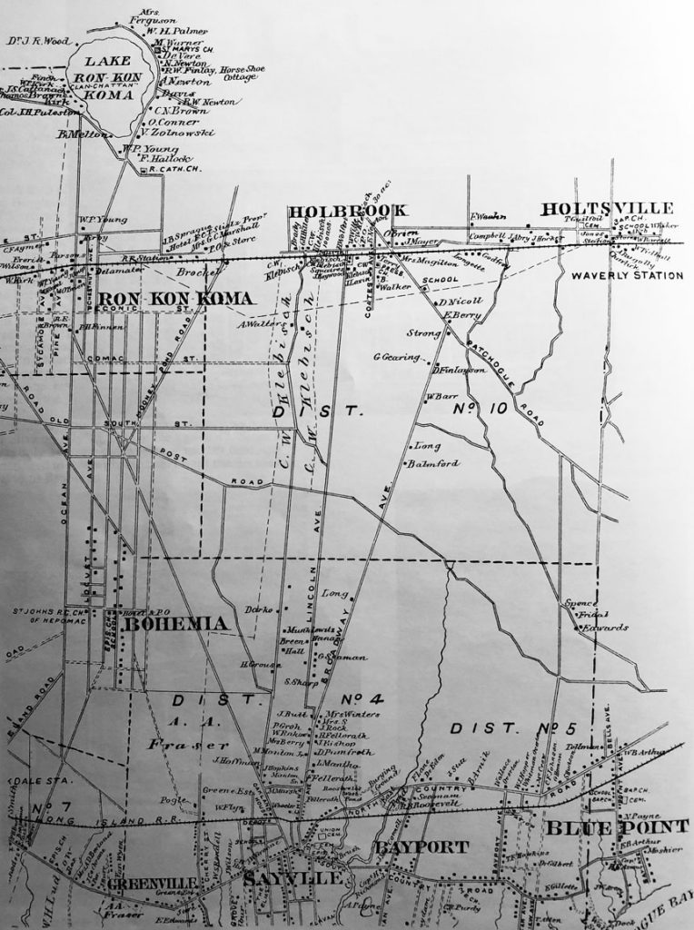 old Holbrook, NY map